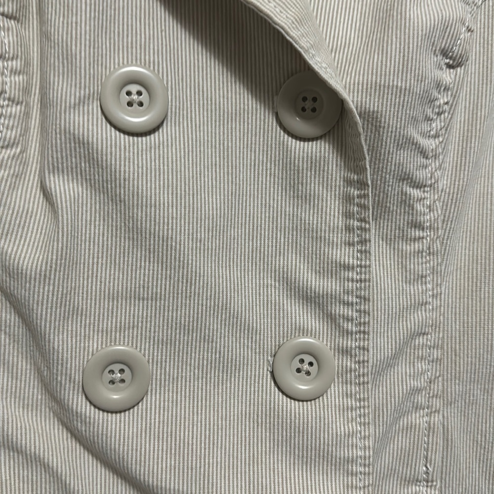 Sonoma Women Cream Jacket Size Medium - Picture 5 of 6